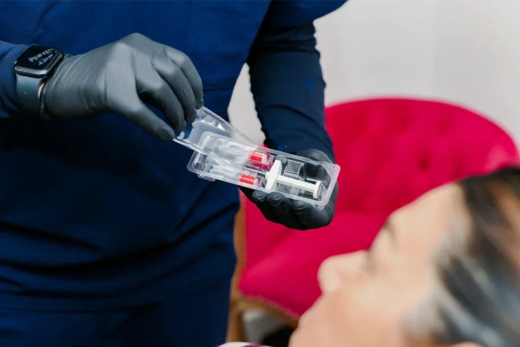 Opening a profhilo treatment product