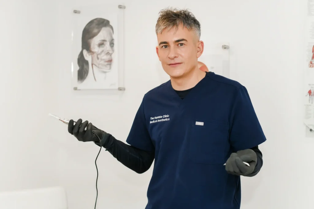 Stuart standing in his clinic