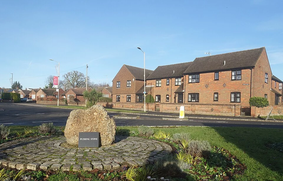 Pudding Stone landmark in Princes Risborough