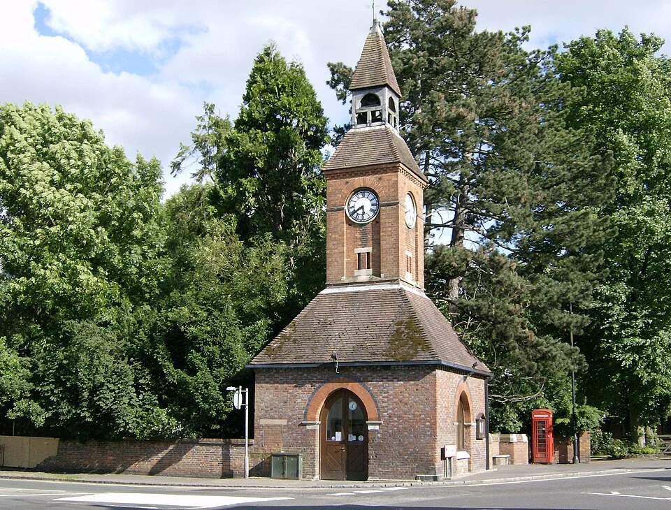 Wendover Clock Tower beside the high street